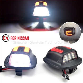Nissan Navara/D22 rendszámtábla LED lámpa – 3W, 8-15V, LED, ABS+PC, modell PZD-NS05
