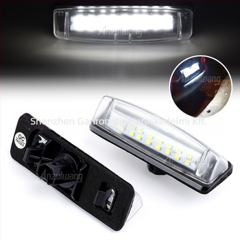LED rendszámtábla lámpa Toyota/Lexus IS RX LS-hez - ABS ház, 8-15V bemenet, élettartam 50 000 óra, modell PZD-FT01