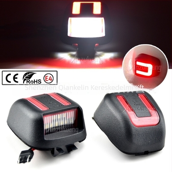 Nissan Navara D40 Frontier 07-19 LED rendszám világítás – 3W, 12V, ABS, modell PZD-NS03