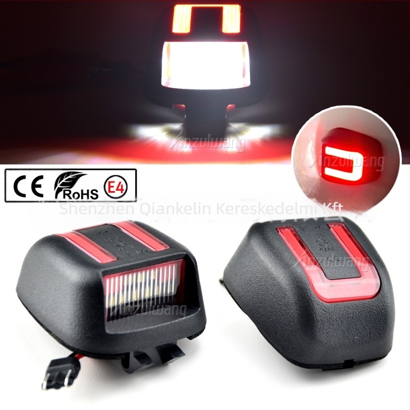 Nissan Navara D40 Frontier 07-19 LED rendszám világítás – 3W, 12V, ABS, modell PZD-NS03