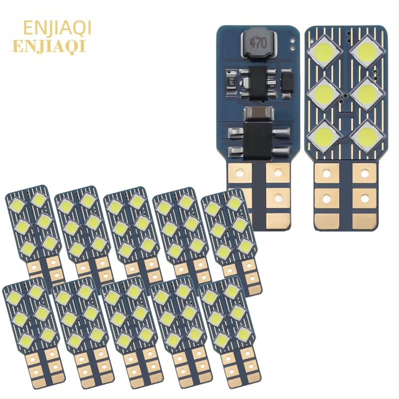 T10 3030 6SMD LED rendszámtábla fény, 9-28V, 1.2W, 50 000 óra élettartam