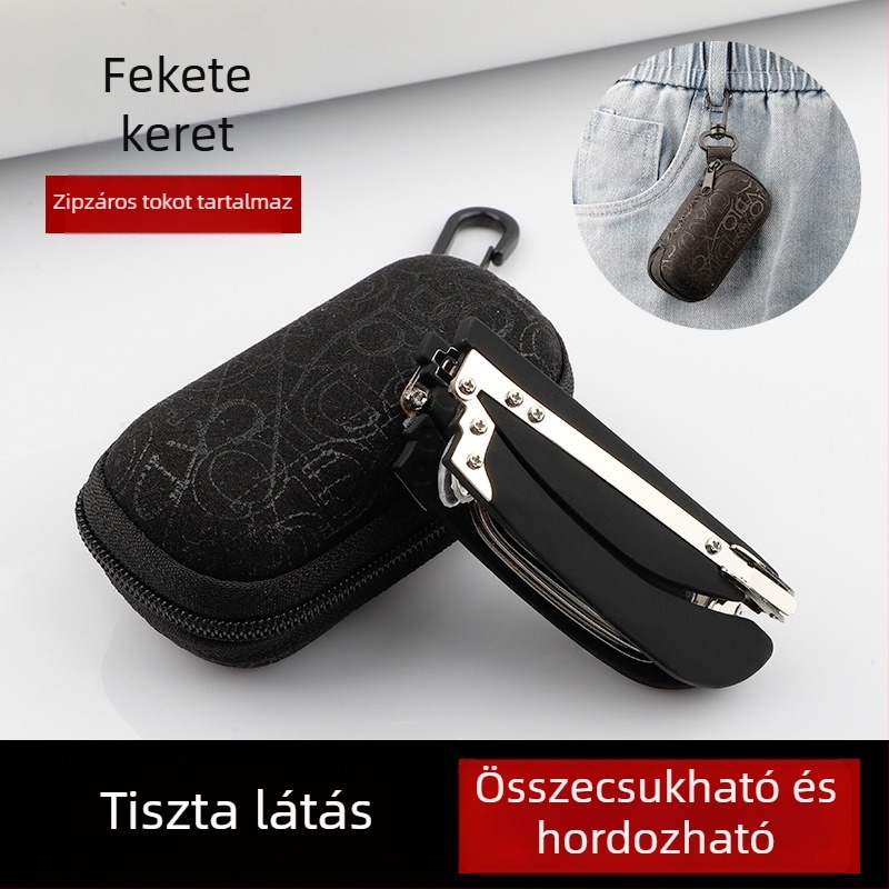 Szemüveg olvasáshoz, PC lencsékkel, anti-kék fény és anti-radiáció, teljes keret – fém/PC, négyzetes forma