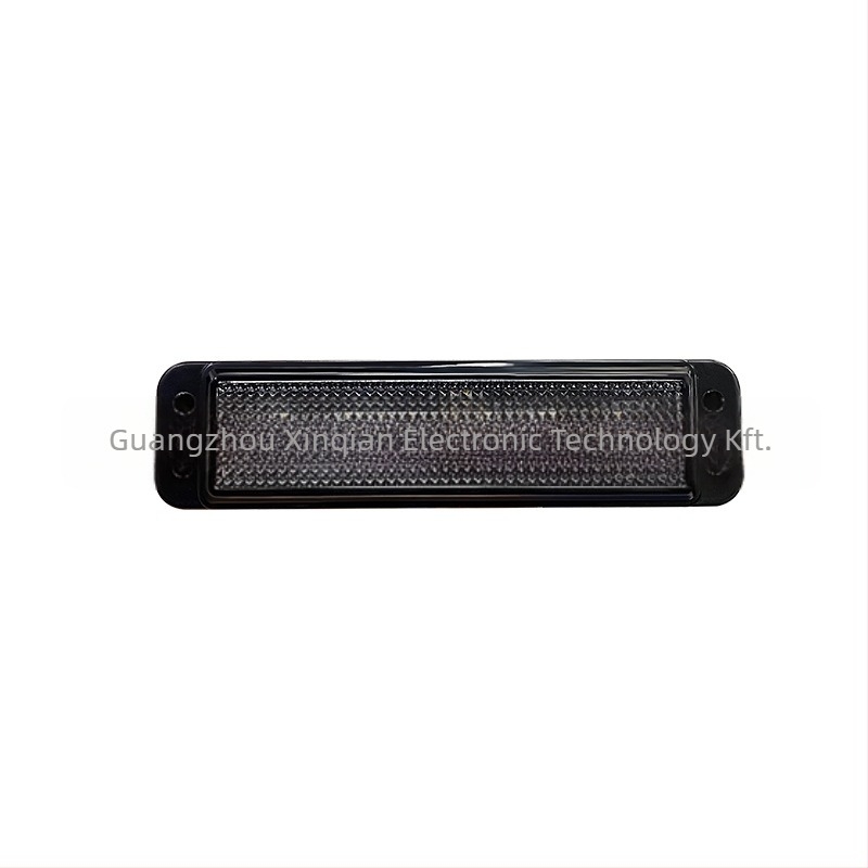 Kamion elülső rács LED riasztófénye, 24V, 4W, PC/ABS, alkalmas furgonra, teherautóra és terepjáróra