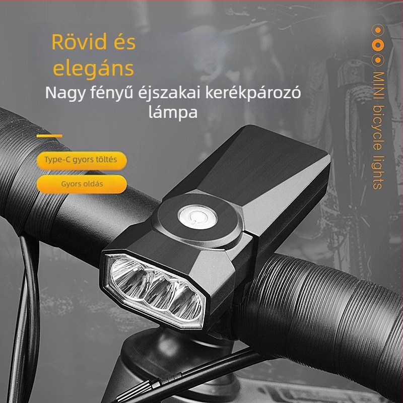 USB-töltésű kerékpárlámpa mountain és országúti kerékpárokhoz, éjszakai világítással, márka Jiu yue/yuuisd