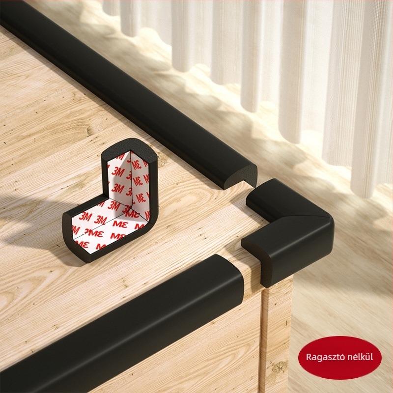 Gyerekeknek szóló asztal sarokvédő - öntapadós élvédő, puha védőpárna a baba biztonságáért (Márka: Powerful merchant)