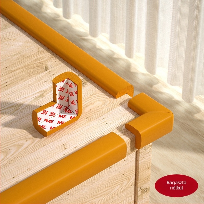 Gyerekeknek szóló asztal sarokvédő - öntapadós élvédő, puha védőpárna a baba biztonságáért (Márka: Powerful merchant)