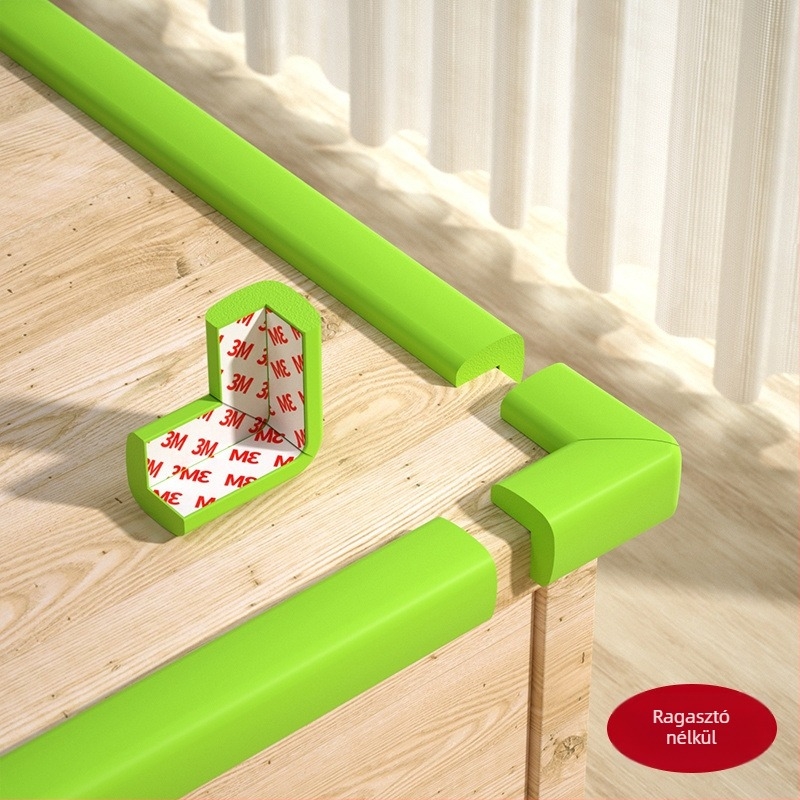 Gyerekeknek szóló asztal sarokvédő - öntapadós élvédő, puha védőpárna a baba biztonságáért (Márka: Powerful merchant)