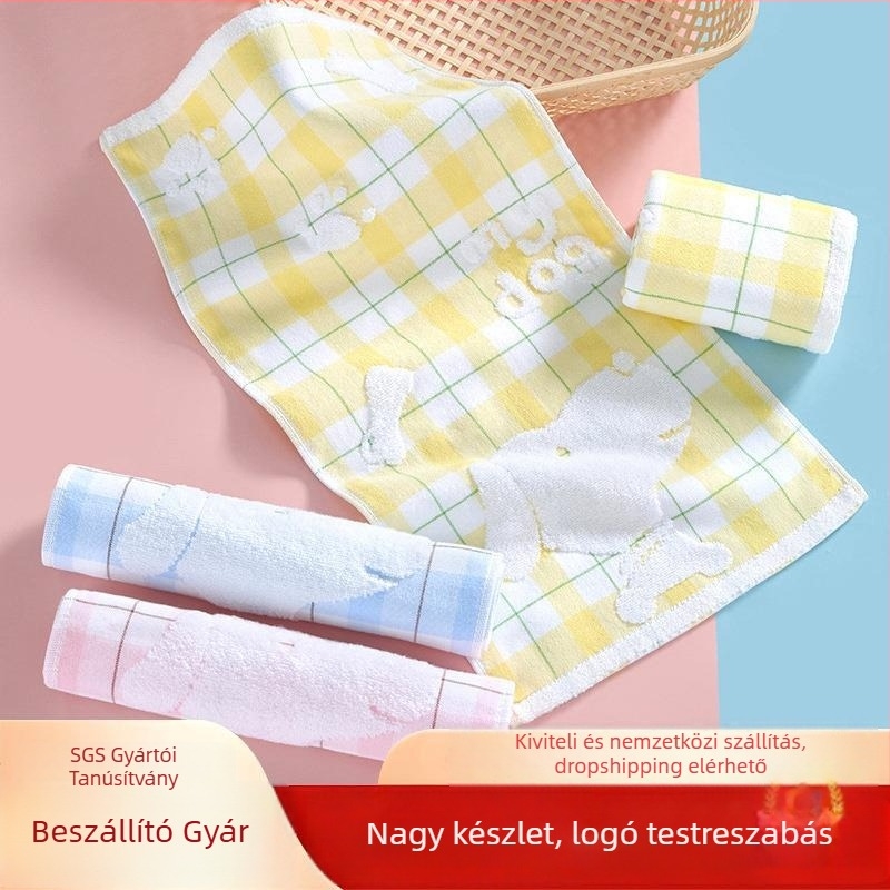 Baba törölköző, 100% pamut, jacquard szövés, csíkos mintázat, súly 50-80 g
