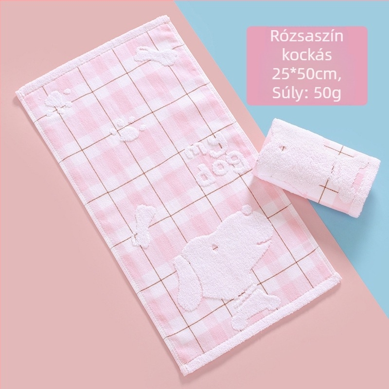 Baba törölköző, 100% pamut, jacquard szövés, csíkos mintázat, súly 50-80 g