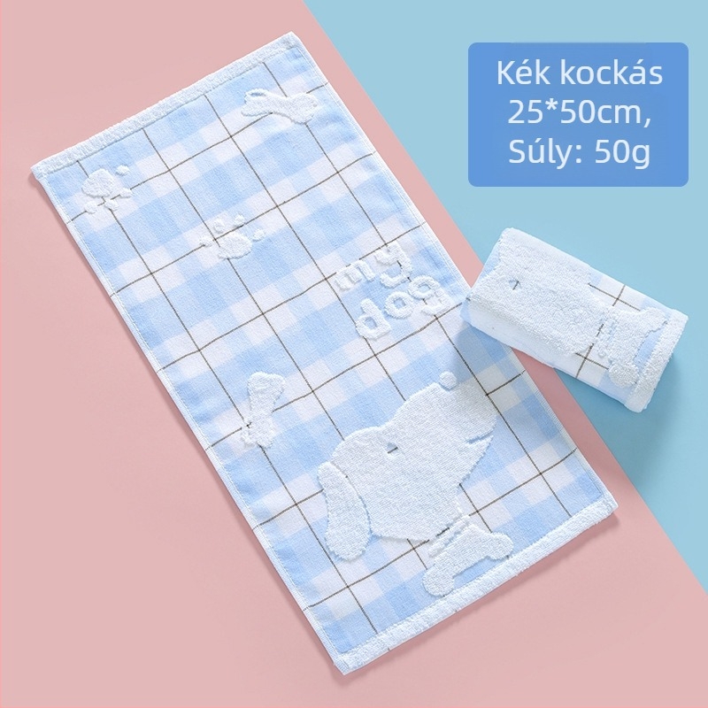 Baba törölköző, 100% pamut, jacquard szövés, csíkos mintázat, súly 50-80 g