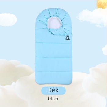 Újszülötteknek készült őszi-téli fleece-béléses vastag alvózsák, méhben ihletett dizájn, toll-puhás töltet, wrap-stílus