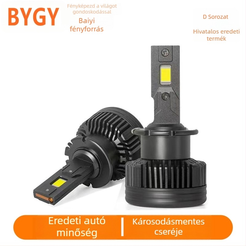 LED autófényszóró izzó D1S/D2S/D3S/D4S/D5S/D8S számára – 35W, 12V, 6800 lm, alumínium ház, élettartam 50 000 óra