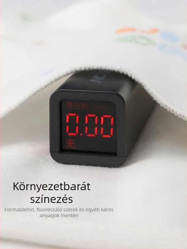 Domei Bean Baba Nyálkendő, 100% Pamut, Négyzetes, Vízfelvételre alkalmas, 0–3 éveseknek, Minták: Állatok, Rajzok, Virágok