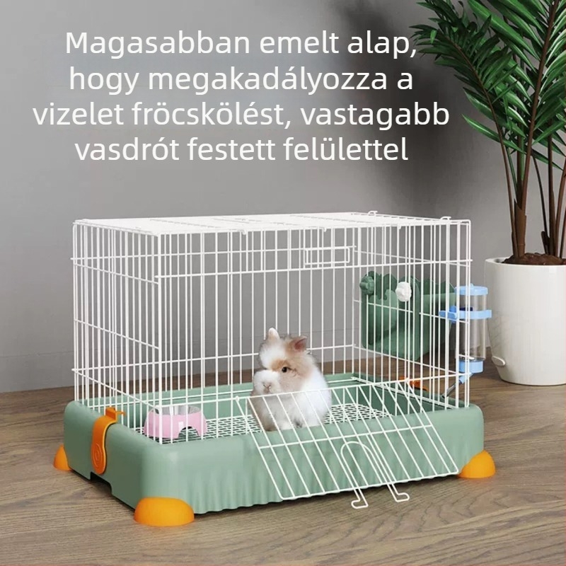 Nyúl és tengerimalac ketrec, drót szerkezet, Junda márka, háziállatok számára