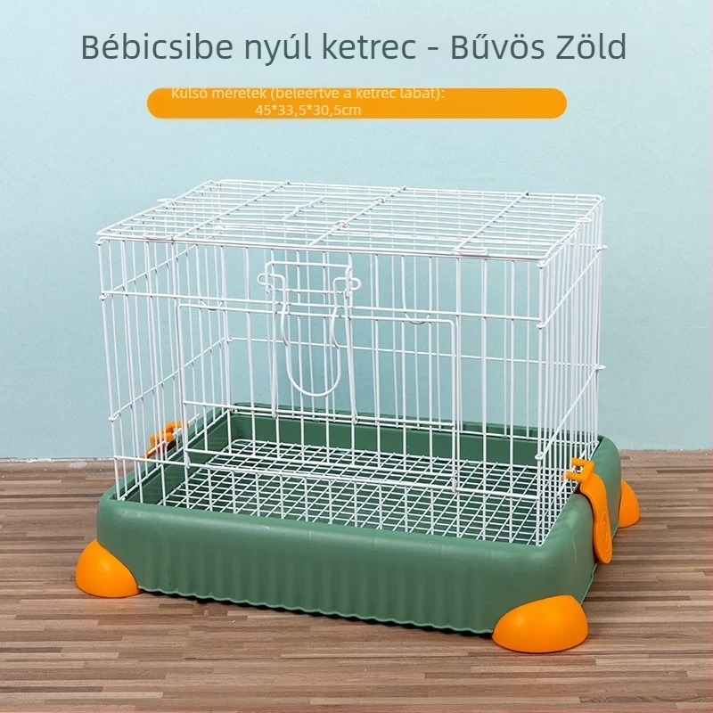 Nyúl és tengerimalac ketrec, drót szerkezet, Junda márka, háziállatok számára