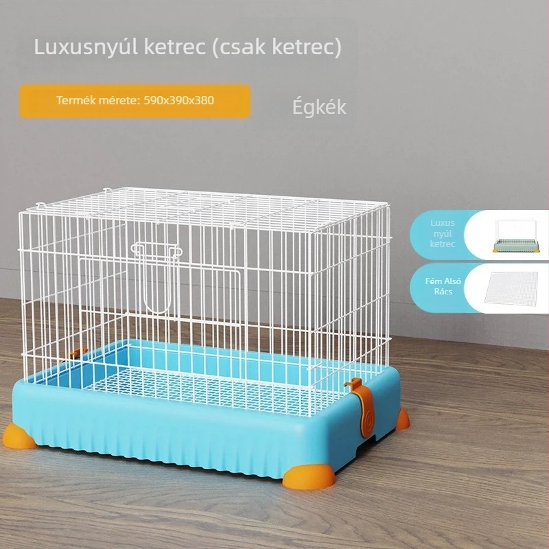 Nyúl és tengerimalac ketrec, drót szerkezet, Junda márka, háziállatok számára