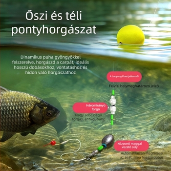 EVA úszó készlet horgászathoz súlyokkal, Luoyang úszóval és lebegő csali