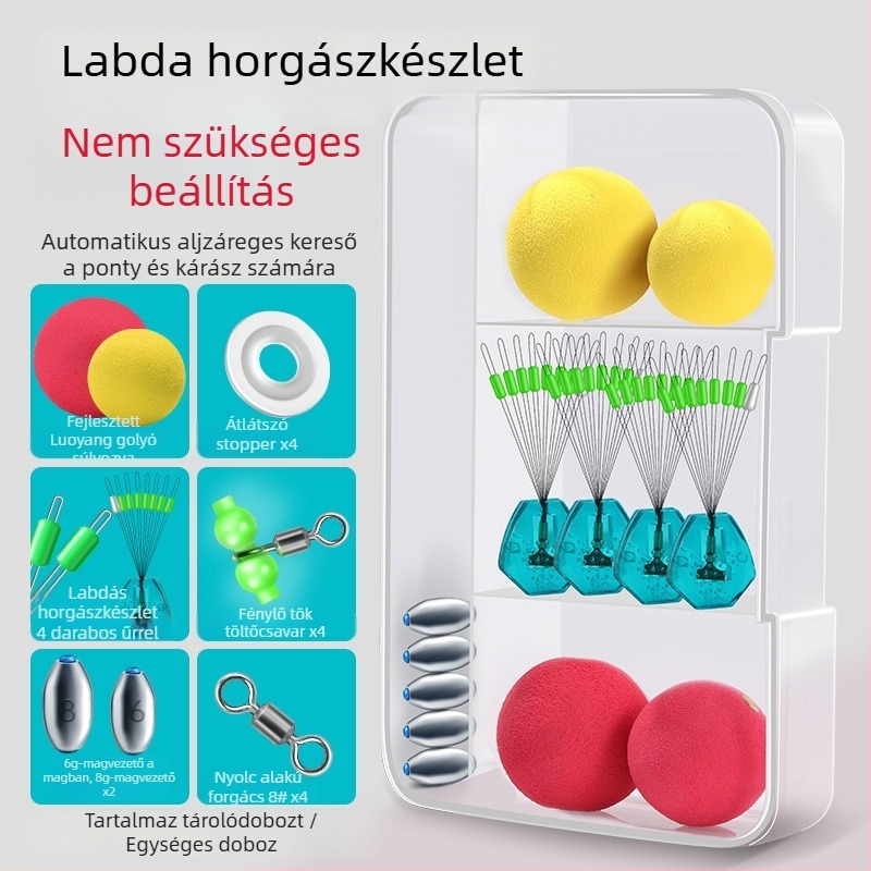 EVA úszó készlet horgászathoz súlyokkal, Luoyang úszóval és lebegő csali