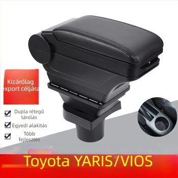 Yaris központi kartámasz USB Type-C (elöl és hátul), műanyag, vastagított anyag