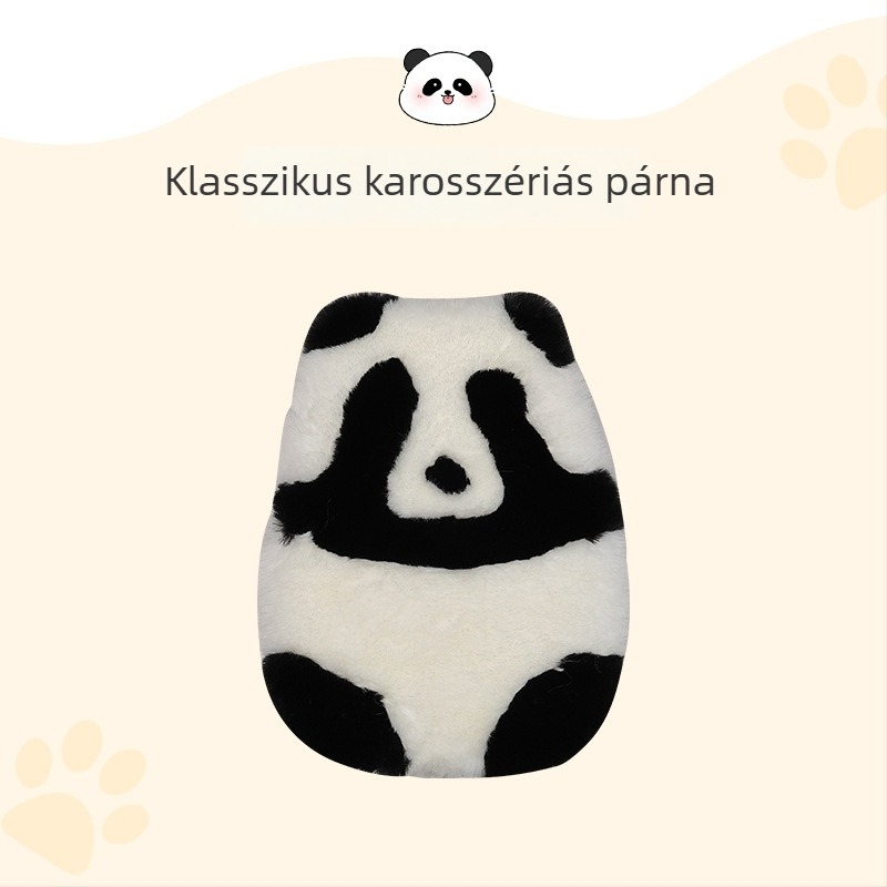 Azidi plüss Panda karfa párna, univerzális autó kiegészítő; anyag: plüss; származás: Zhejiang; dizájn Panda