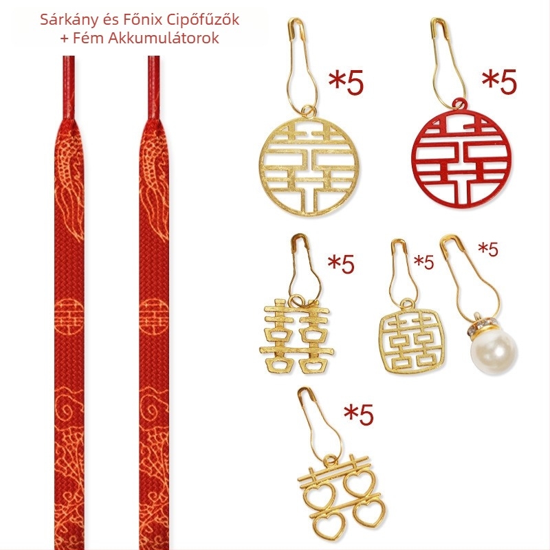 Kender futócipőfűző, modell 123, Xiuhe esküvői dekoráció, standard hosszúságú