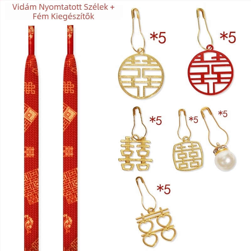 Kender futócipőfűző, modell 123, Xiuhe esküvői dekoráció, standard hosszúságú