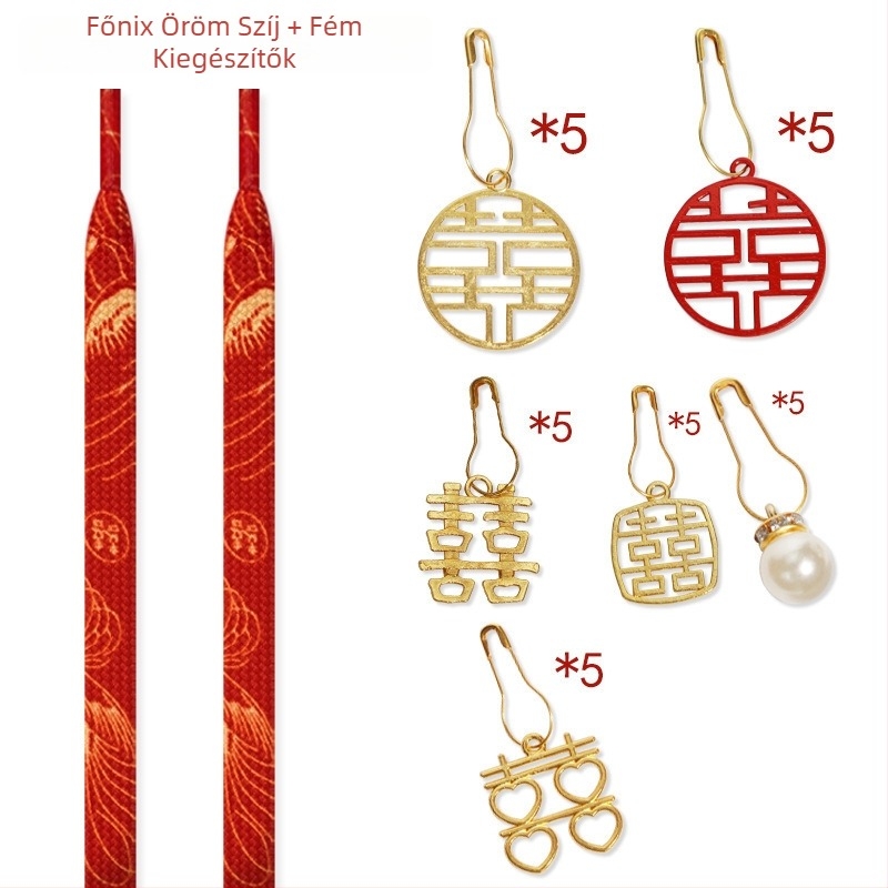 Kender futócipőfűző, modell 123, Xiuhe esküvői dekoráció, standard hosszúságú