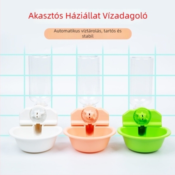 Akasztható kisállat vízadagoló automata – PP anyagból, macskáknak