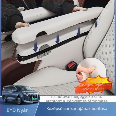 BYD bőr kartámasz védőfedél-készlet a második sorhoz — testreszabható belső burkolat-modifikációk