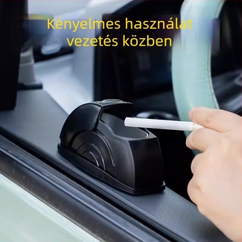 Kreatív autós hamutartó fém belső résszel, nyitott tetővel