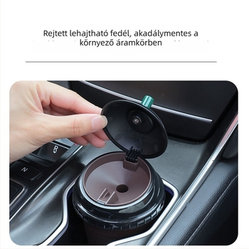 Fedéllel ellátott hamutál autóhoz és otthonhoz (Anyag: Melamine; Márka: Chi weng; Modell: 1; Gyártási folyamat: Öntés)