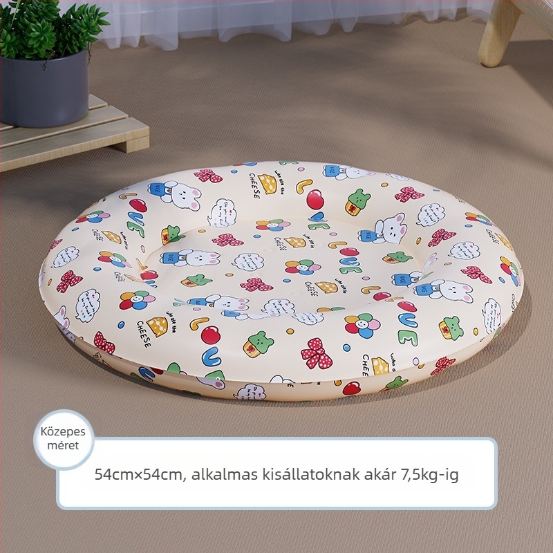 PVC hűtőpad macskáknak – nyári használatra, vízálló odú/kutya