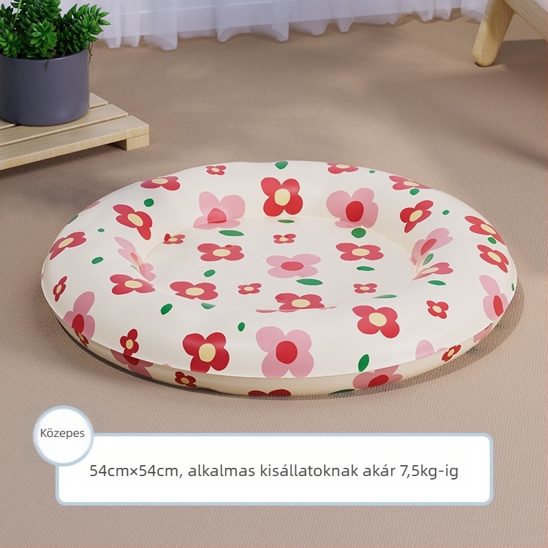 PVC hűtőpad macskáknak – nyári használatra, vízálló odú/kutya