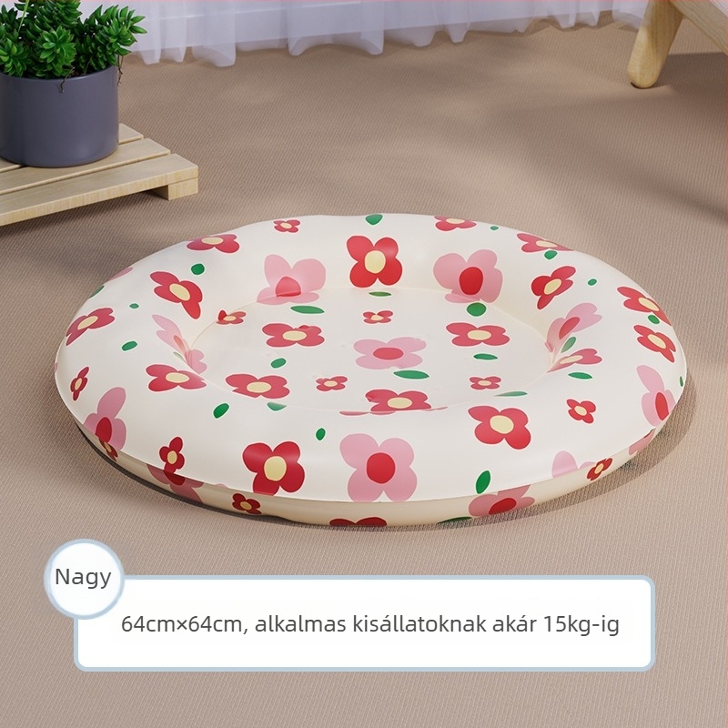 PVC hűtőpad macskáknak – nyári használatra, vízálló odú/kutya
