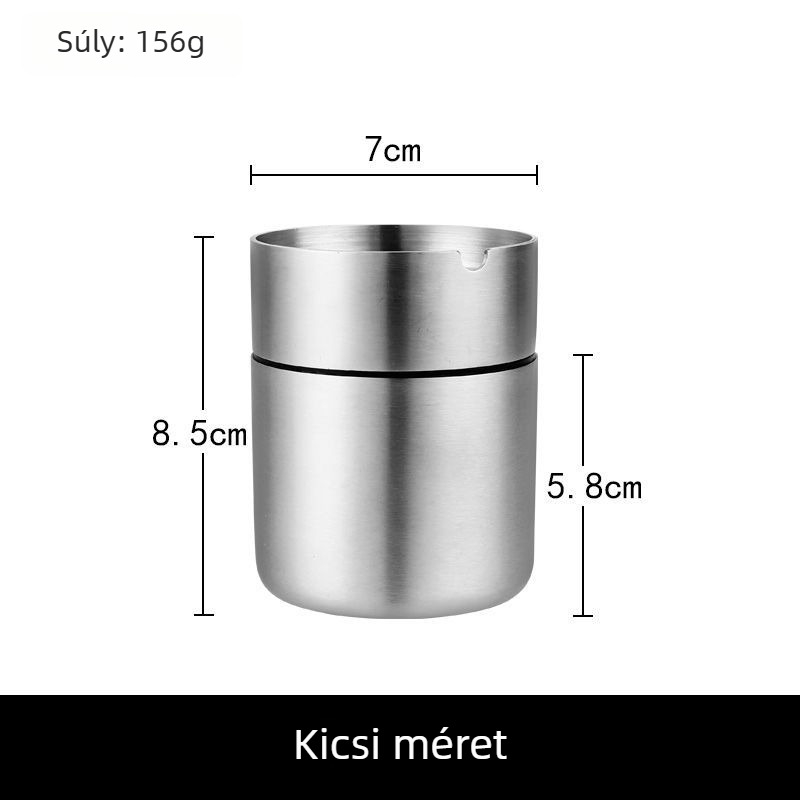 Autó hamutartó rozsdamentes acélból, gravírozott felülettel, autóhoz tervezett többfunkciós kialakítás, Unique márka