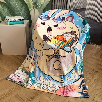 Egyedi digitális nyomtatású flanel takaró - poliészter, rendkívül puha velúr befejezés, testreszabható súly, környezetbarát tesztelve