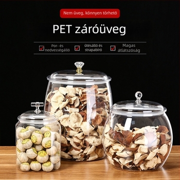 Ováli műanyag zárható tárolóedény, 5L+, minimalist stílus