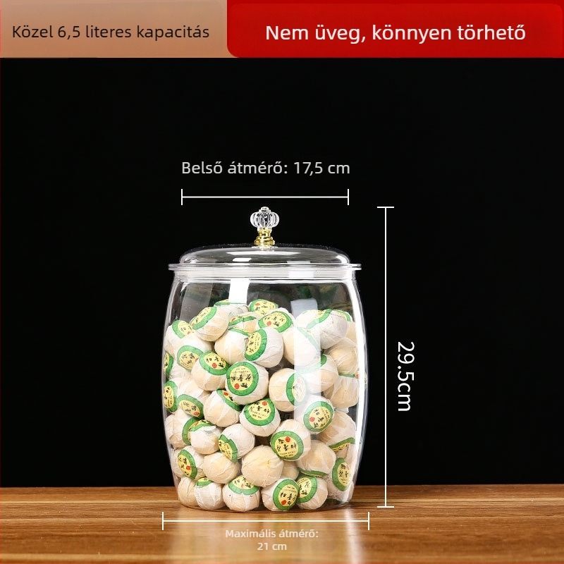 Ováli műanyag zárható tárolóedény, 5L+, minimalist stílus