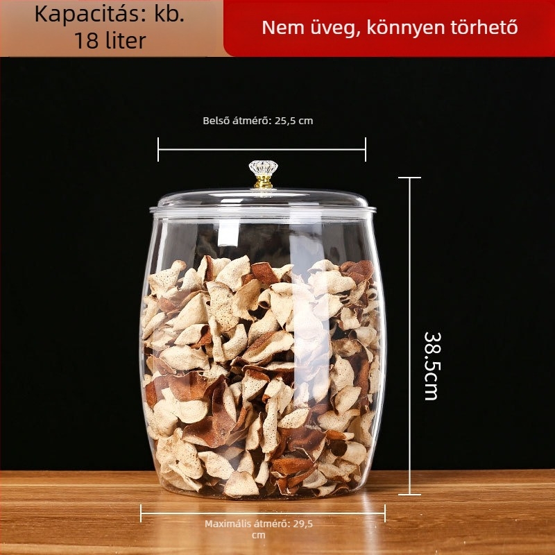 Ováli műanyag zárható tárolóedény, 5L+, minimalist stílus
