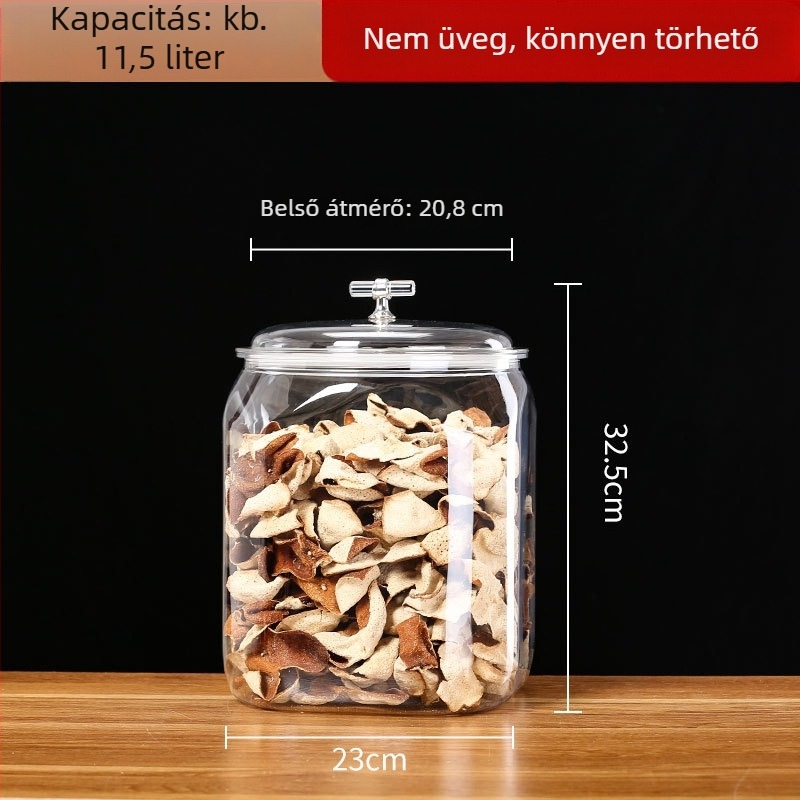 Ováli műanyag zárható tárolóedény, 5L+, minimalist stílus