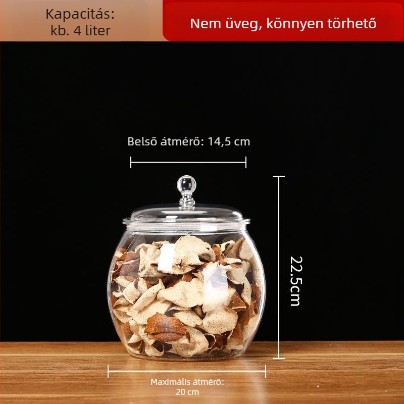 Ováli műanyag zárható tárolóedény, 5L+, minimalist stílus
