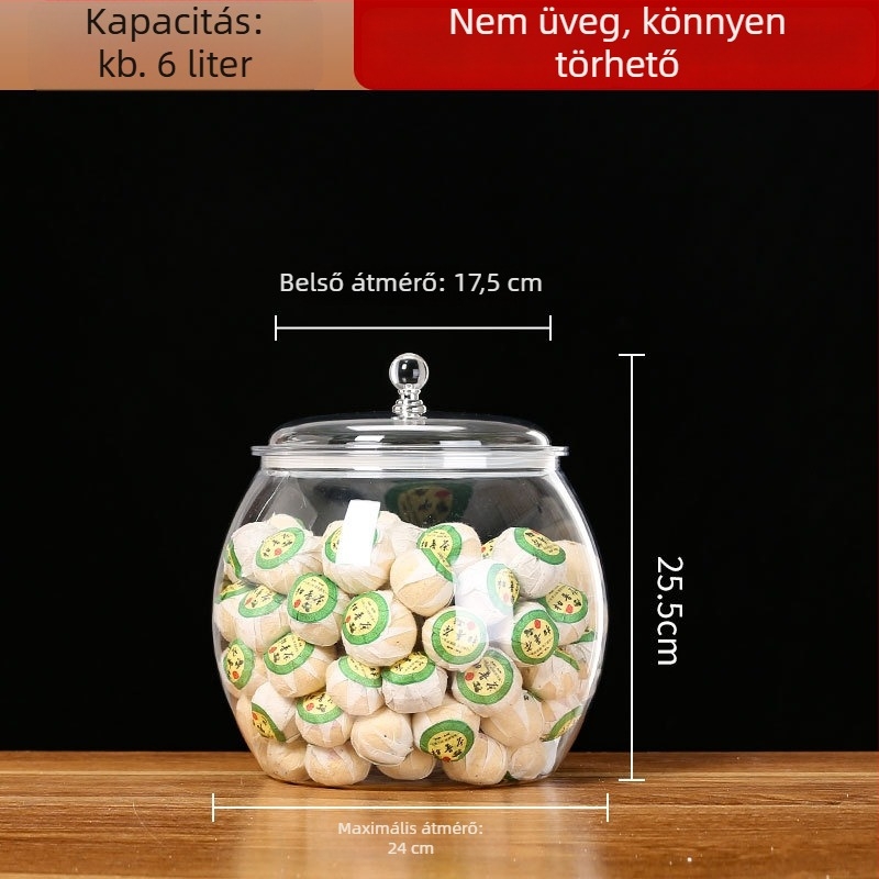 Ováli műanyag zárható tárolóedény, 5L+, minimalist stílus