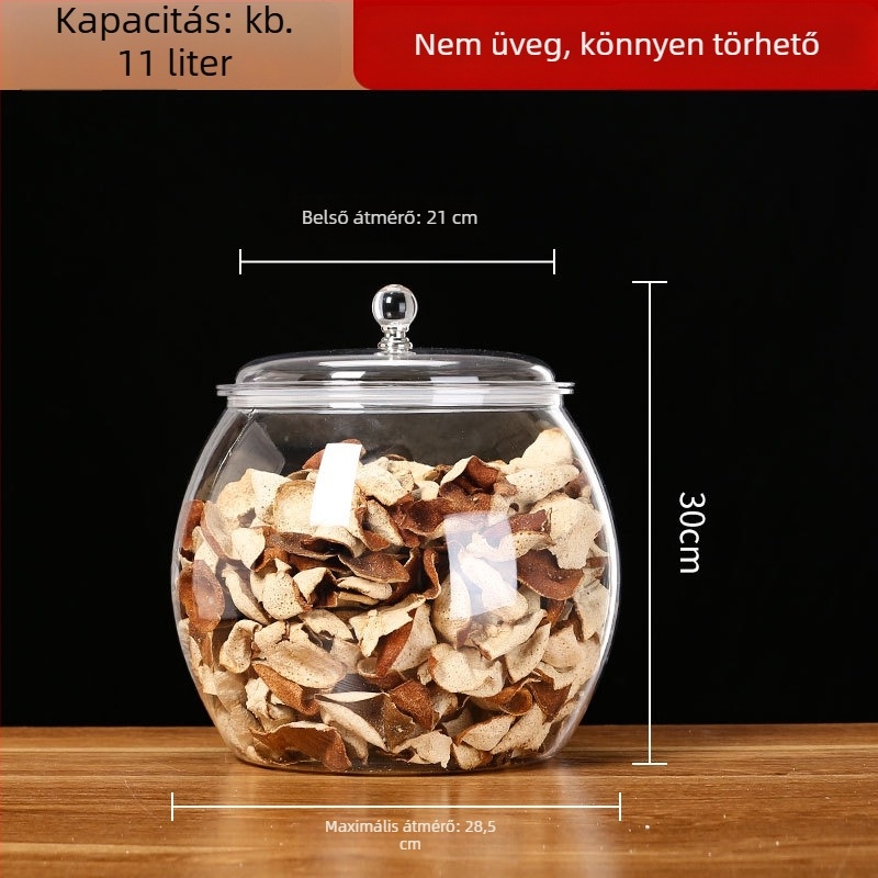 Ováli műanyag zárható tárolóedény, 5L+, minimalist stílus