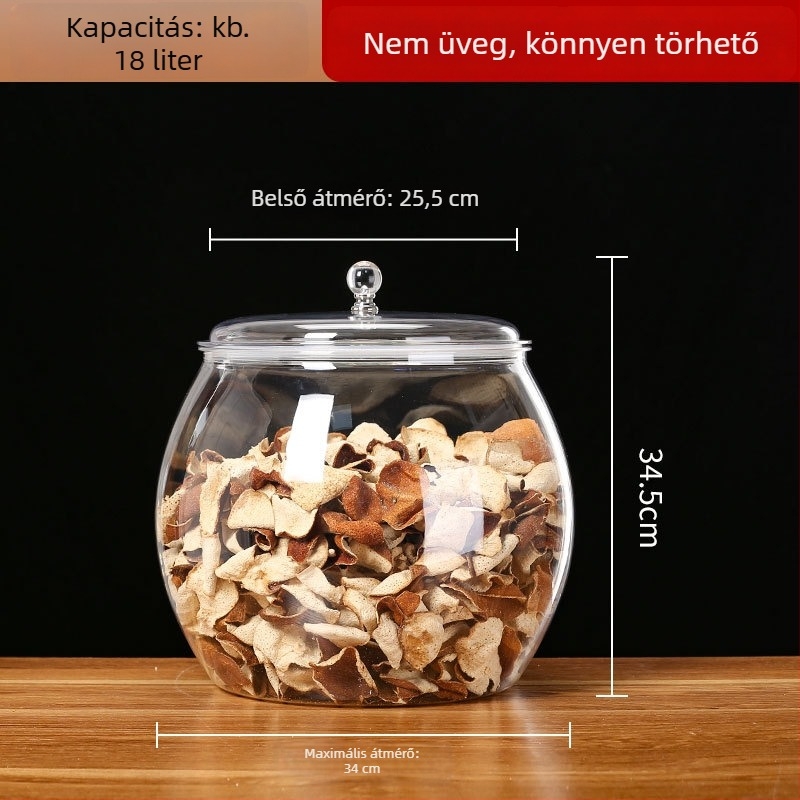 Ováli műanyag zárható tárolóedény, 5L+, minimalist stílus
