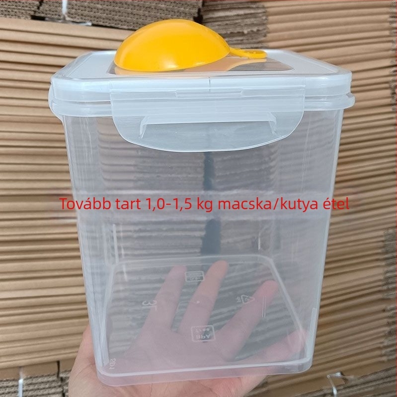 Nedvességálló rizstároló hordó, fémből, nagy kapacitás, modern minimalista stílus