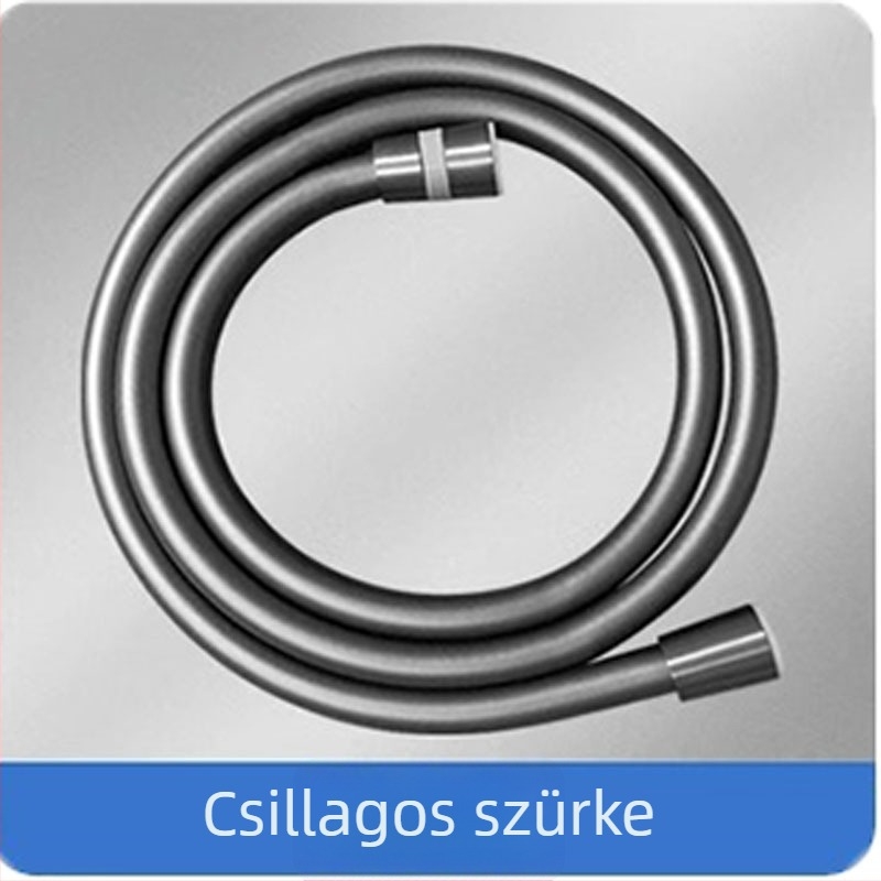 PVC zuhanycső, modell 8888, anti-tekeredés dizájn, csavaros csatlakozás, névleges nyomás 60 Pa, 80°C-es működési hőmérséklet, modern egyszerű stílus
