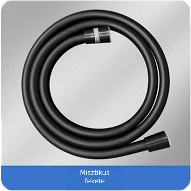 PVC zuhanycső, modell 8888, anti-tekeredés dizájn, csavaros csatlakozás, névleges nyomás 60 Pa, 80°C-es működési hőmérséklet, modern egyszerű stílus