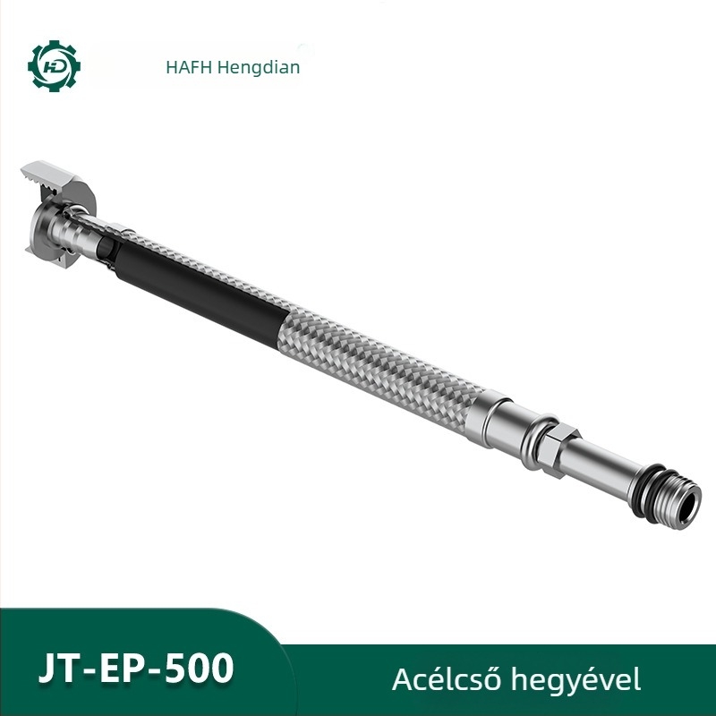 JT-EP-L WC zuhany bevezető tömlő réz rúd, 201 anya, 304 fonott cső, 304 acél hüvely