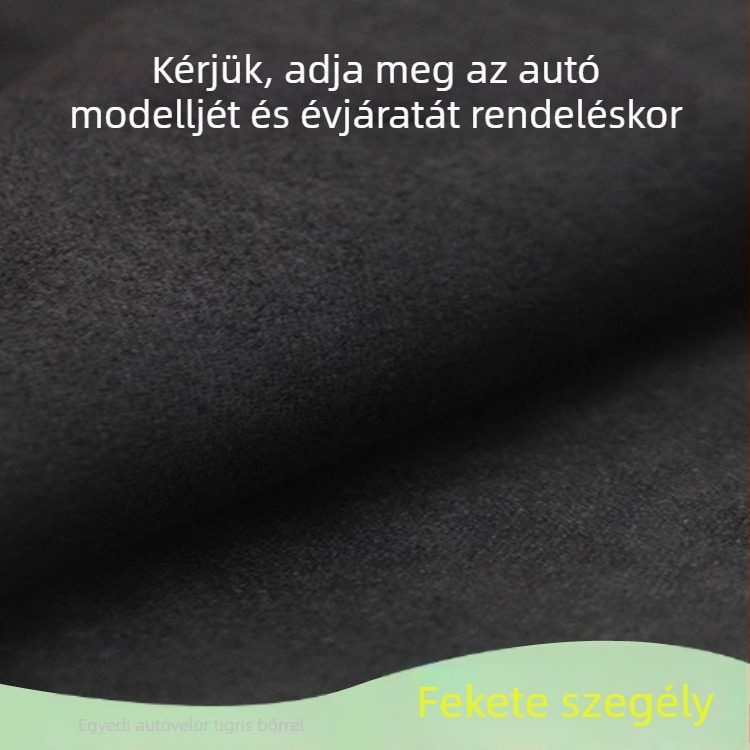 Velúr anyagú műszerfal párna napvédő és hőszigetelő funkcióval, középkonzolhoz illeszkedő