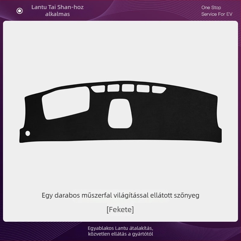 Műszerfal anti‑reflexiós szőnyeg suede anyagból, minden évszakban használható, testreszabható feldolgozás, cikkszám 2425505069